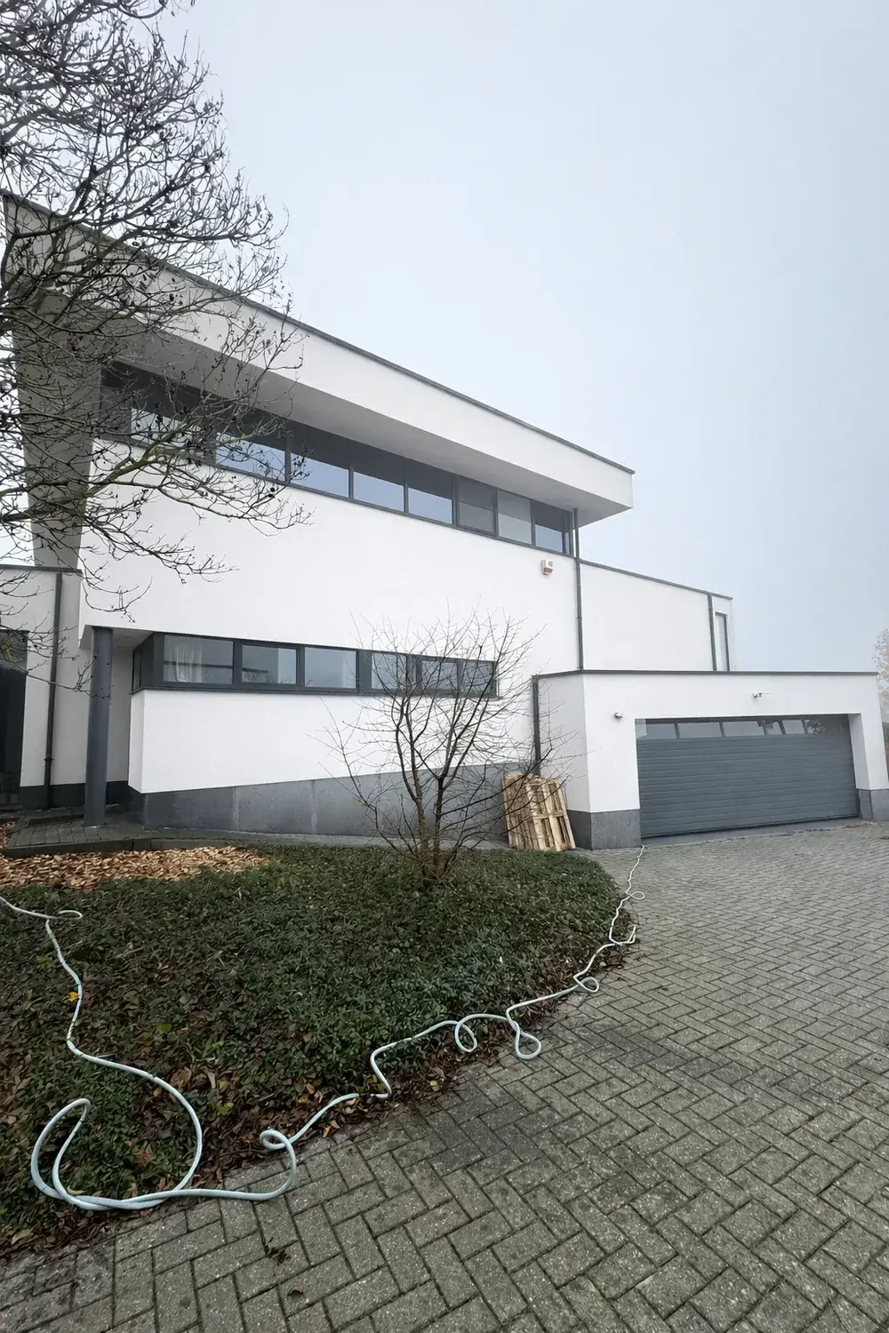 Crepi gevel na softwash reiniging in De Panne