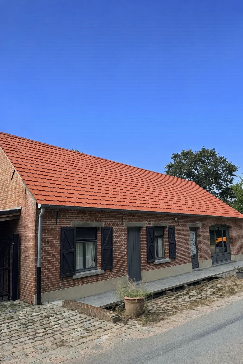 Dak na softwash reiniging met antimos behandeling